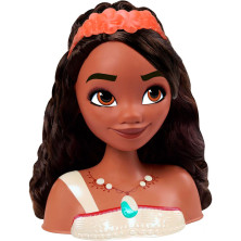 Busto peinados Vaiana Moana 2 Disney